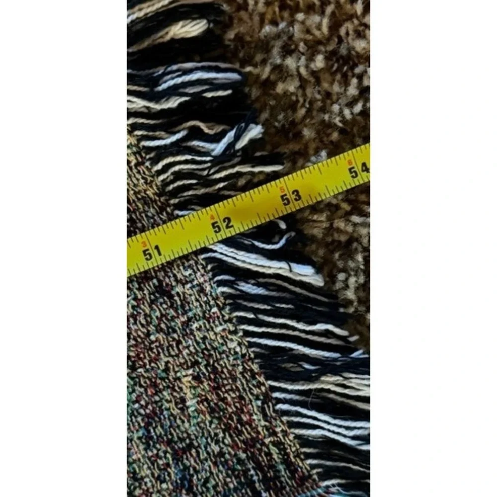 Pure Country Weavers Giraffe Family Woven Cotton Throw Blanket Made in USA 69x53